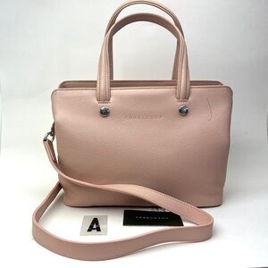 LONGCHAMP Le Foulonné Zip Around Leather tote